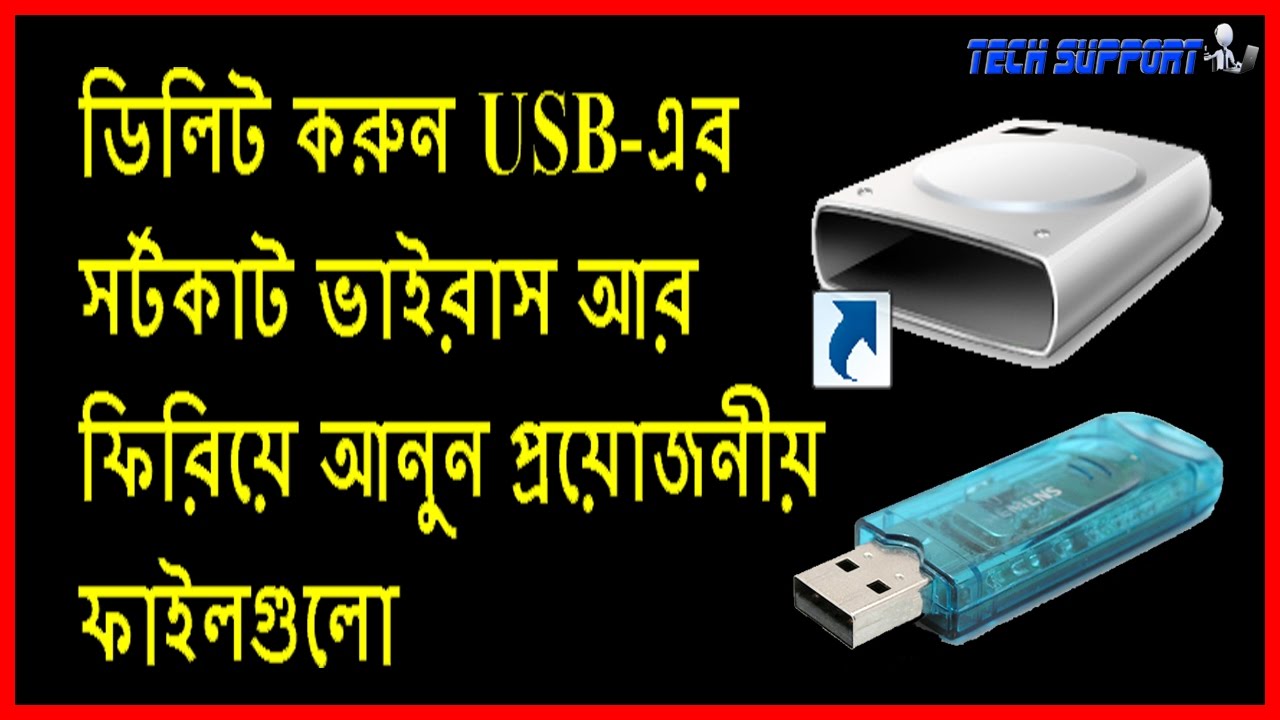 How To Delete Shortcut Virus From USB Pendrive Easy Way YouTube