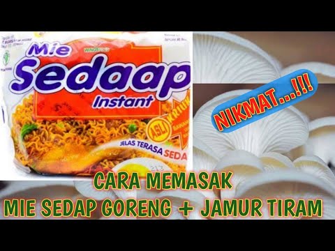 Cara Masak mie sedap goreng perisa asli. 