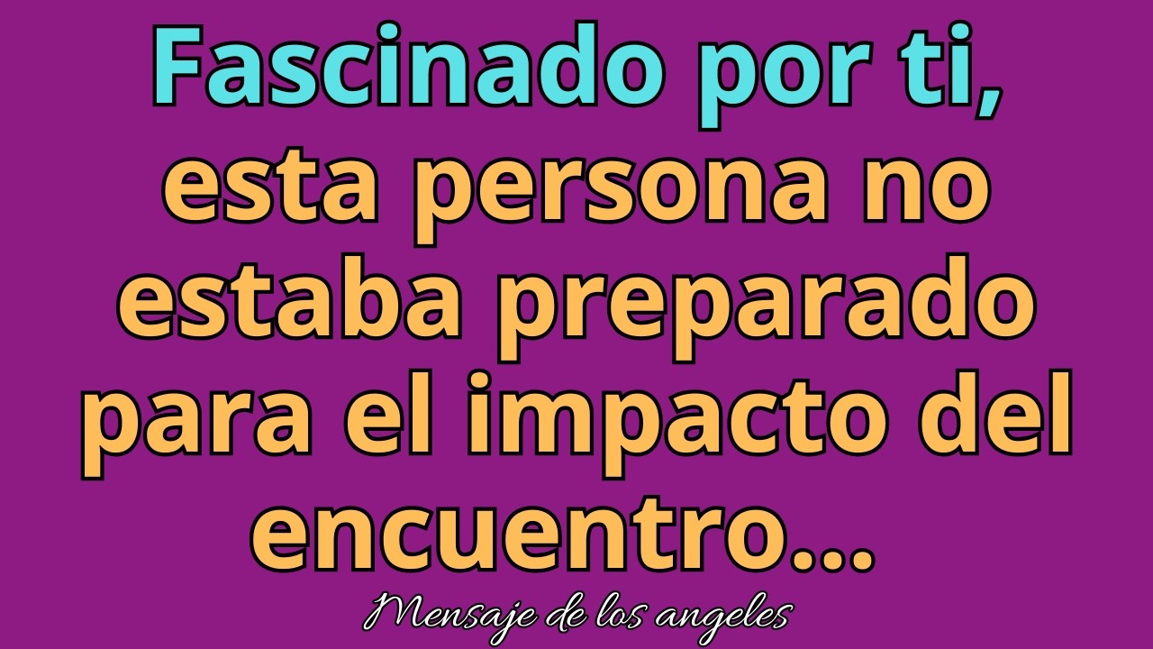😮💖Fascinado por ti, esta persona no estaba preparado para el impacto del encuentro…