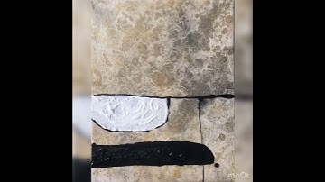 Black and white minimal abstract art demo on calm earthy background | Day 103 | Alex Dinets