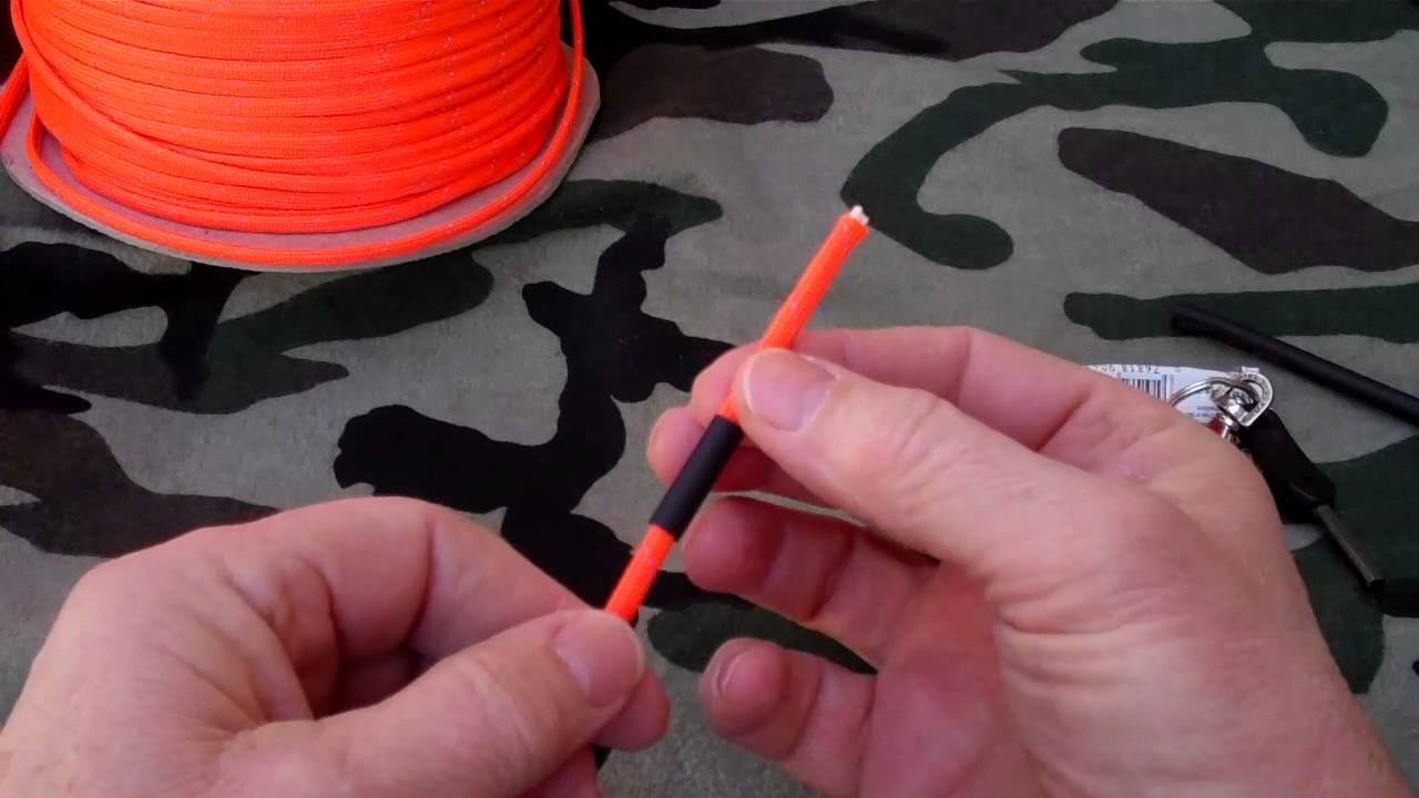 Make solid tip paracord bootlaces for 