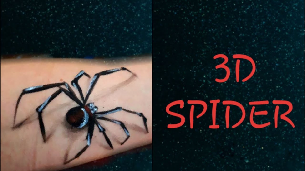 Buy Black Widow Spider, 3D Tattoo Design, Back Tattoo Drawing, Instant  Download From Art Instantly Online in India - Etsy