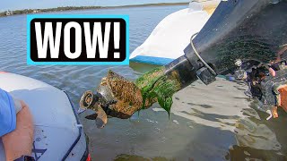 We Clean The Motor - Drive A Speedboat - Depart Beaufort Headed Down The ICW On The Catamaran -EP 53 by 9to5less 20,897 views 3 years ago 18 minutes