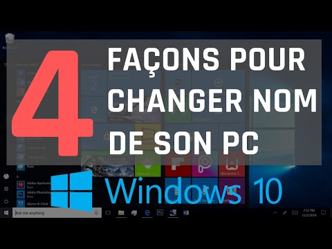 4 façons pour changer le nom de son PC Windows 10