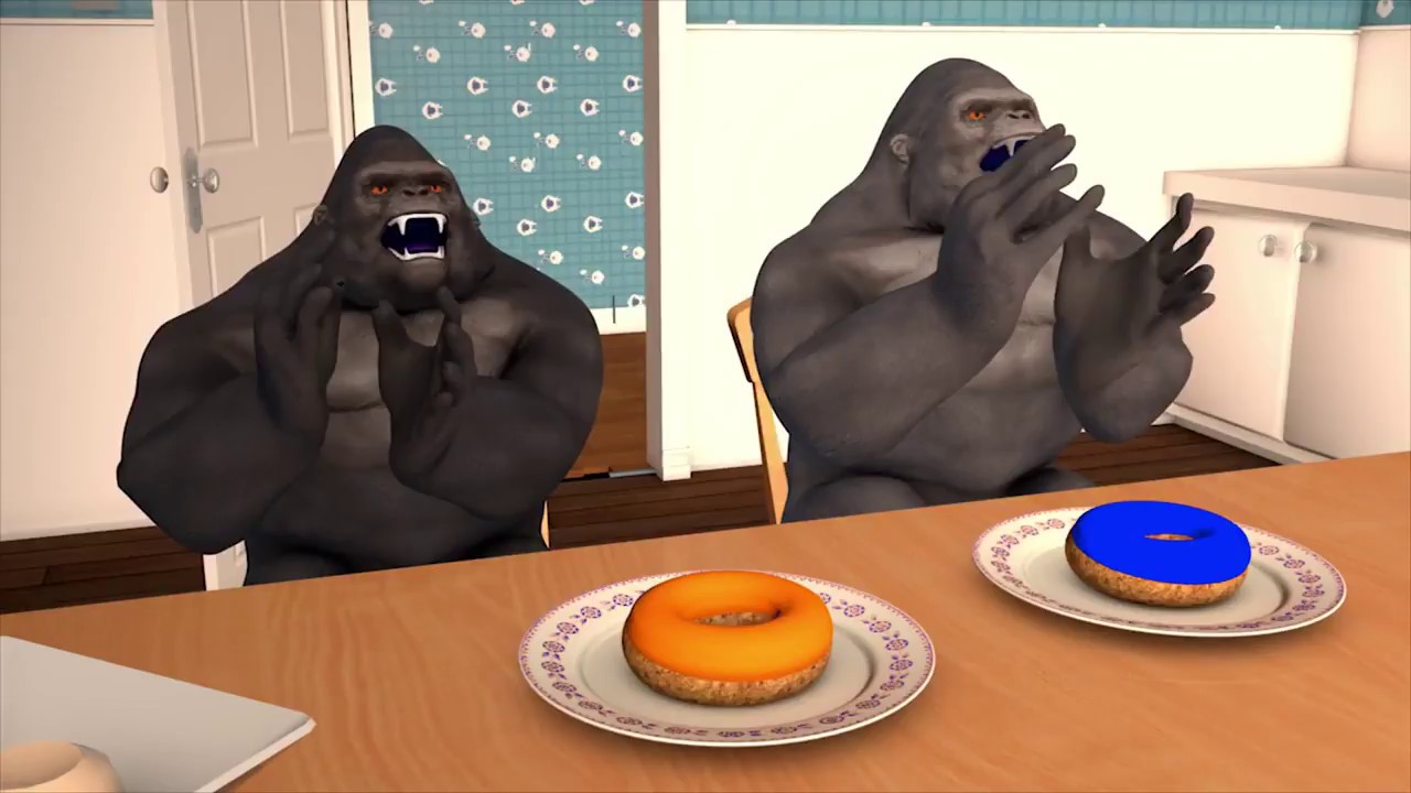 Learn Colours With Baby King Kong Kids Latest Games funny King