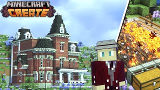 I Built A MANOR HOUSE For My Colony in Minecraft Create Mod by Sbeev 20,130 views 2 weeks ago 17 minutes