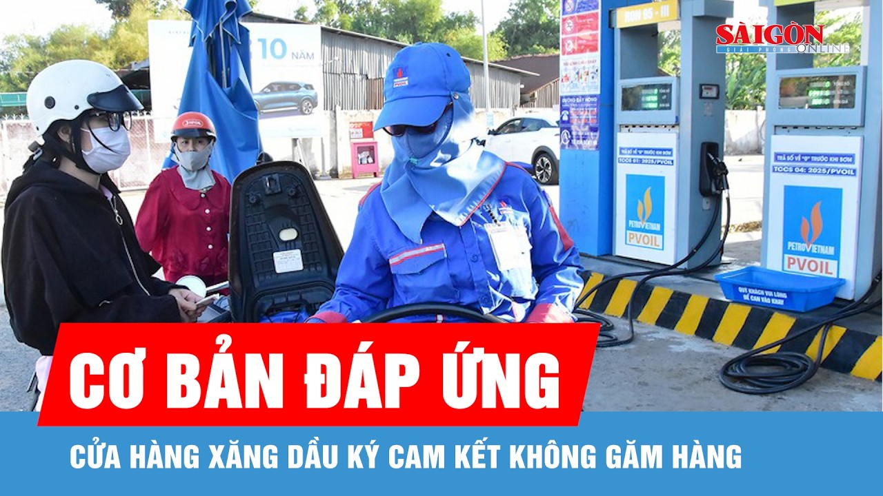 Vĩnh Long: 752 cửa hàng xăng dầu ký cam kết không găm hàng