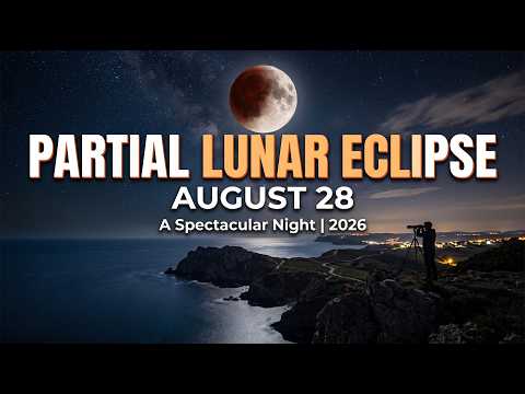 August 2026 partial lunar eclipse timelapse, taken on dwarf 3 smartscope.
