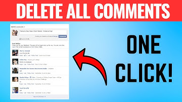 How To Delete All Comments On Facebook In One Click