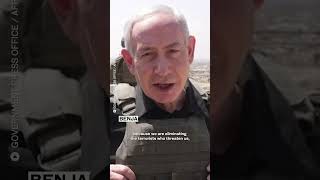 Netanyahu, in Gaza, says we are not retreating