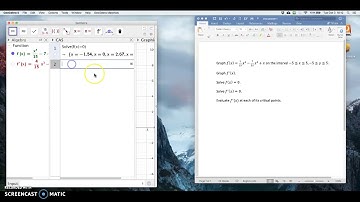 Equation Solving and Function Evaluating in GeoGebra
