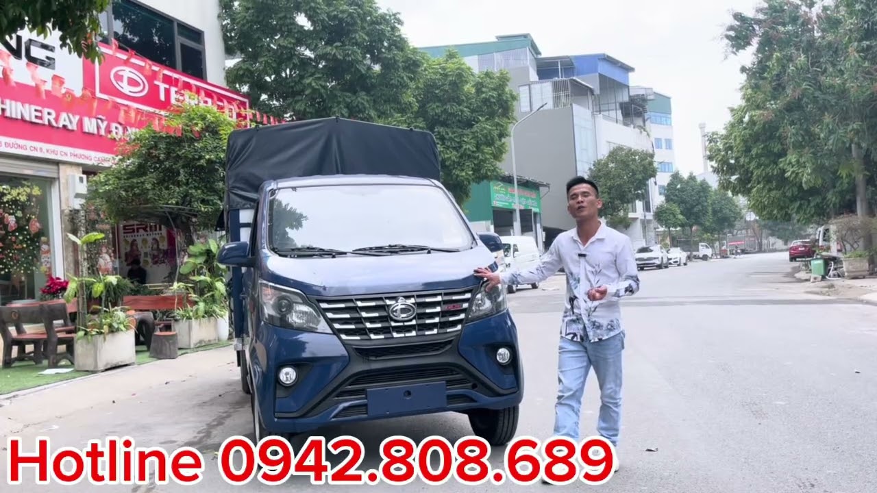 Báo giá xe tải 1 t25 thùng mui bạt