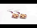 Beading4perfectionionists:  Glamour Deco earrings beading tutorial