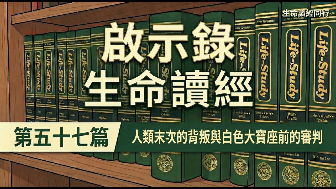 啟示錄書生命讀經 第五十七篇　人類末次的背叛與白色大寶座前的審判 | #啟示錄