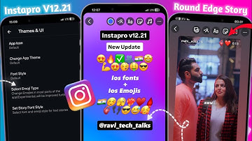 InstaPro v12.21 New Update 🔥| All Settings Enable | High Quality Setting Enable | New iOS Instagram