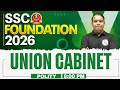 SSC GK GS Class 2026 | Union Cabinet | Council of Ministers | SSC Polity Classes by Aditya Sir