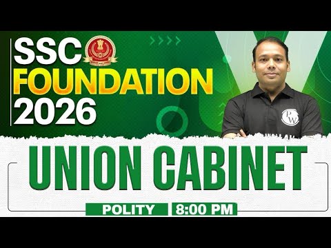 SSC GK GS Class 2026 | Union Cabinet | Council of Ministers | SSC Polity Classes by Aditya Sir
