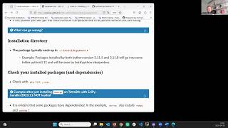 Lecture 4: Python and isolated/virtual environments Net Worth