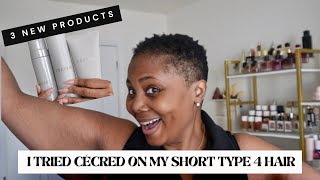How I Style My Short Natural Hair with Alopecia | Cecred Styling Collection First Impressions