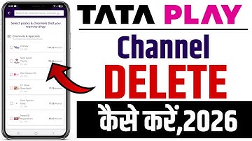 Tata Play Me Channel Delete Kaise Kare 2025 | How To Delete Channel In Tata Play App