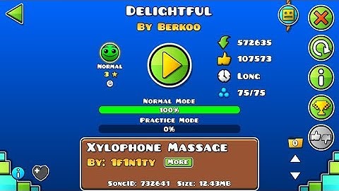 Geometry Dash: Delightful by Berkoo (Daily Level #2)