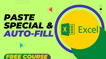Paste Special || Autofill Feature || Copying & Pasting || MS Excel
