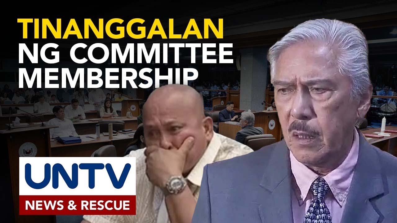 Sen. Bato dela Rosa, tinanggal na sa halos lahat ng Senate committee membership