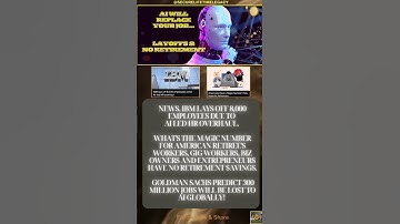 IBM Layoffs due to Ai. Ai Takeover of jobs. Little to no retirement. #money #shorts #duet #short