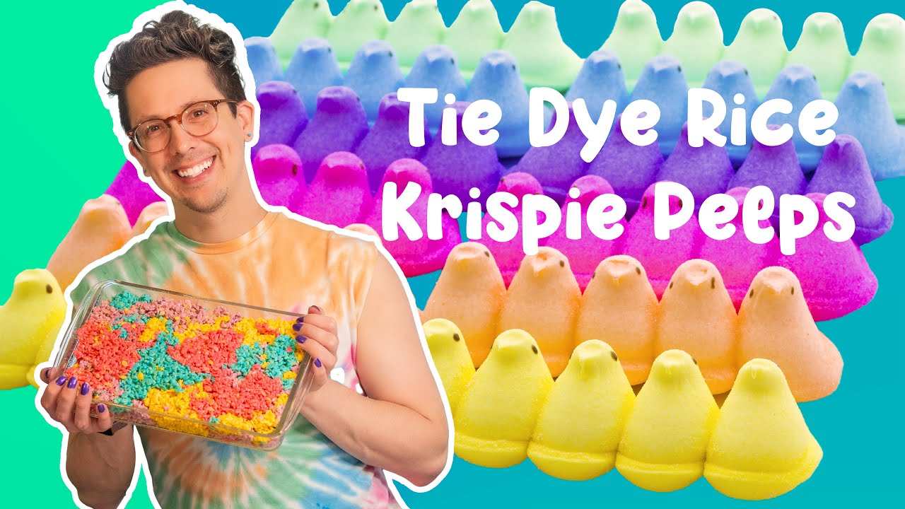 Tie Dye Rice Krispie Peeps YouTube