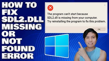 How To Fix SDL2.Dll Missing or Not Found error in Windows 10