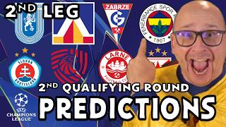 2026/27 UEFA Champions League 2nd Qualifying Round | 2nd Leg Predictions