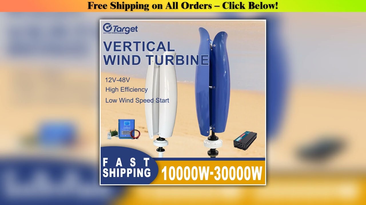 12V 24V Wind Turbine Generator 48V Alternator Free Energy Magnetic Dynamo Strong Power 30000W with