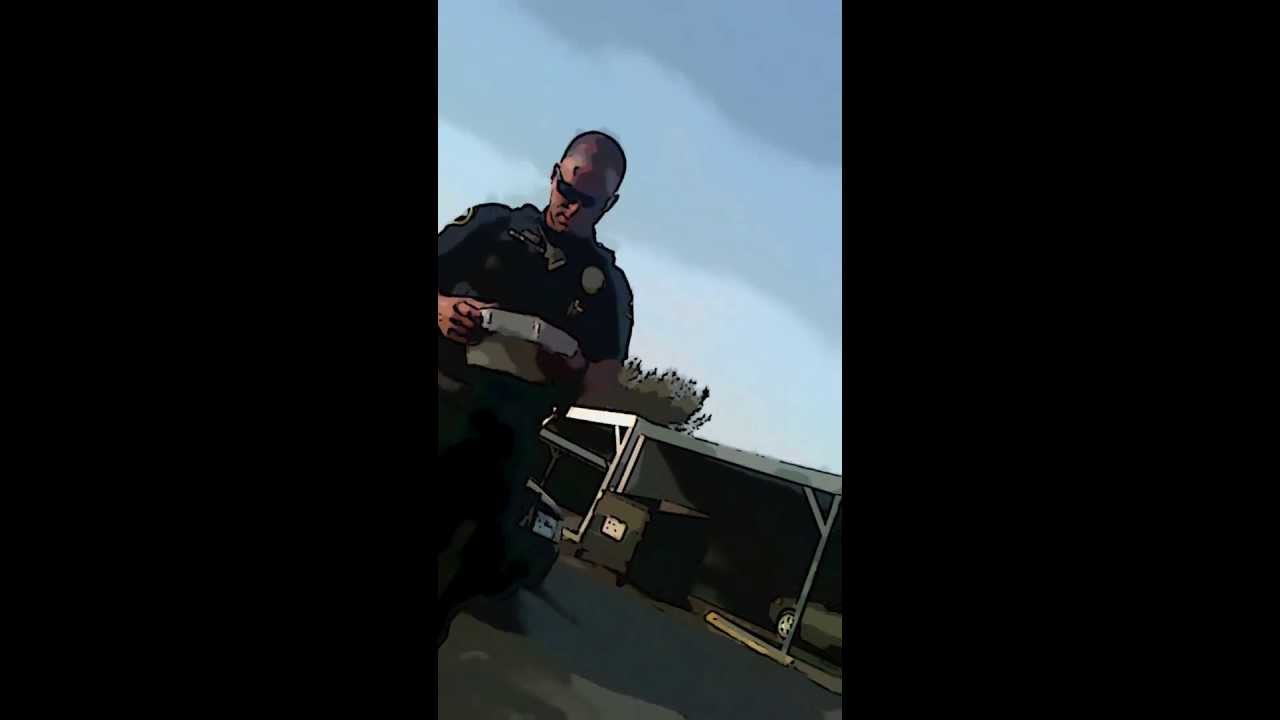 Cop giving back  weed