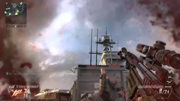 Trickshot Tomahawk Across Map - Carrier - BO2