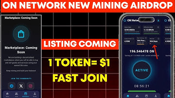 ON Network Mining Airdrop Update | How to Mine & Earn Free Tokens | ON Network New Airdrop 2025