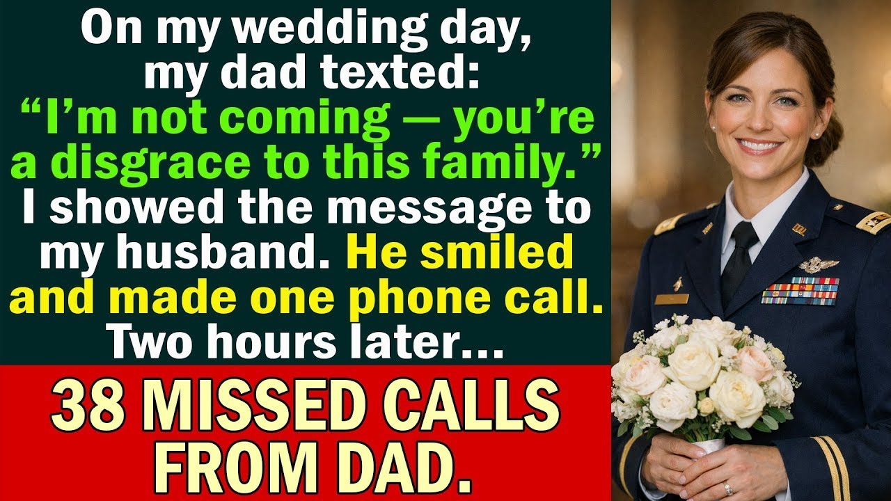 My Dad Texted “You’re a Disgrace” on My Wedding Day — Two Hours Later, 38 Missed Calls