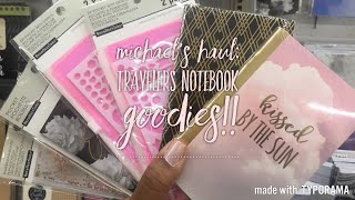 Michael’s Haul: New Traveler’s Notebooks & Accessories And Mini Shop with Me! | Recollections