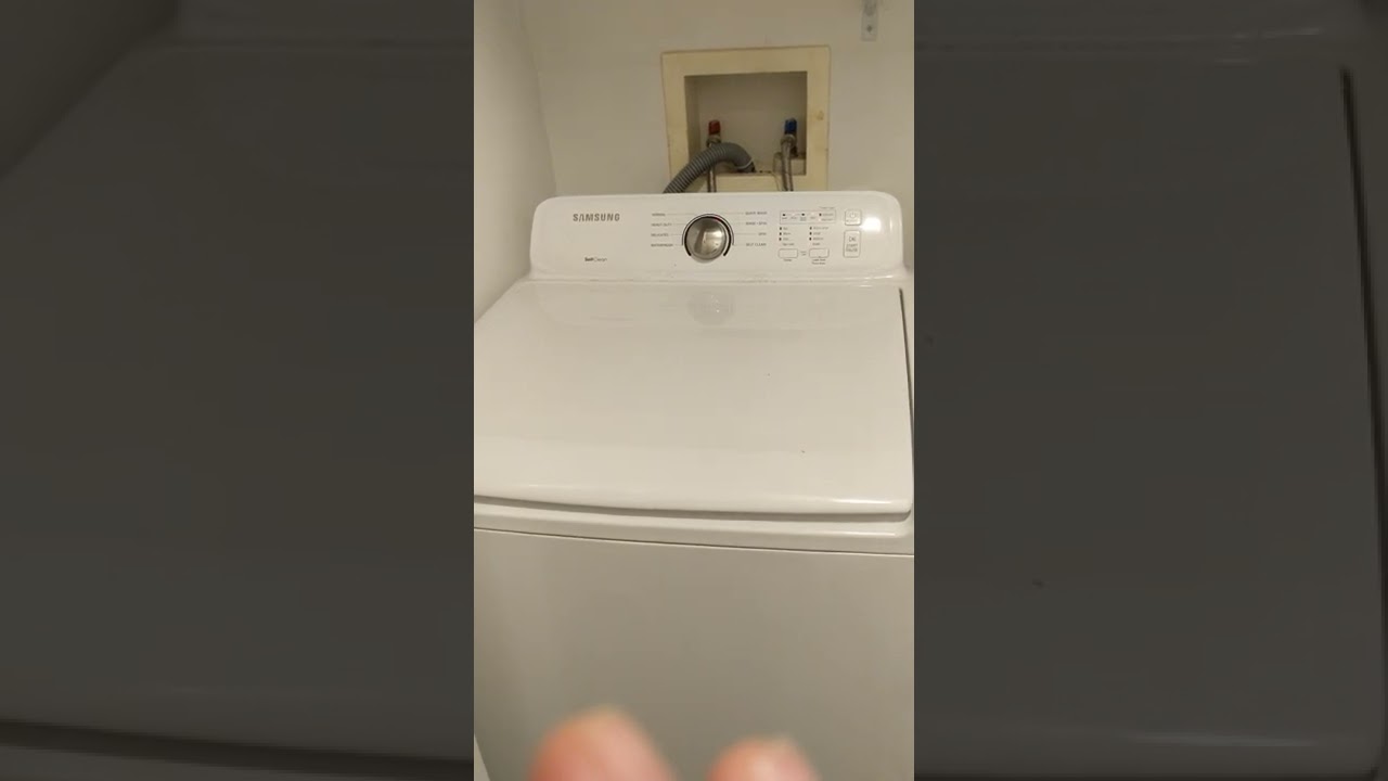 Washer Grinding Agitation Noise Fixed Samsung Washer (WA40J3000AW/A2)