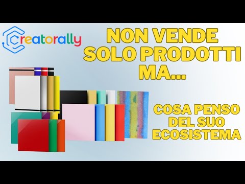 Creatorally mi ha inviato questi prodotti, ecco cosa ne penso