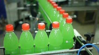 Soft Drinks On A Conveyor Stock Video screenshot 4