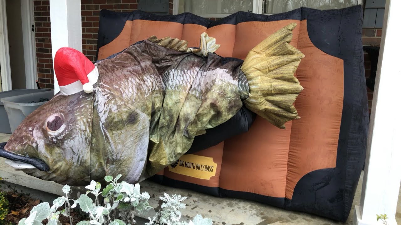 Big Mouth Billy Bass Christmas Inflatable From Lowe’s 2015 YouTube
