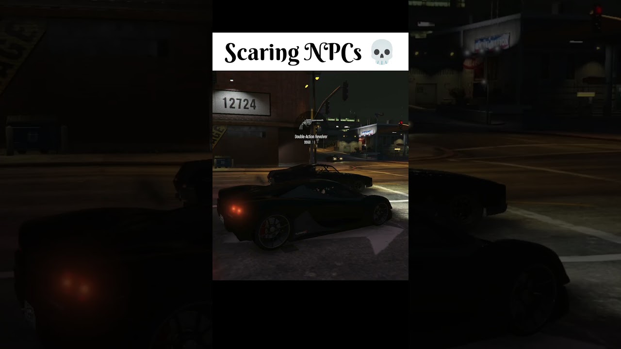 Пугаем NPC в GTA 💀