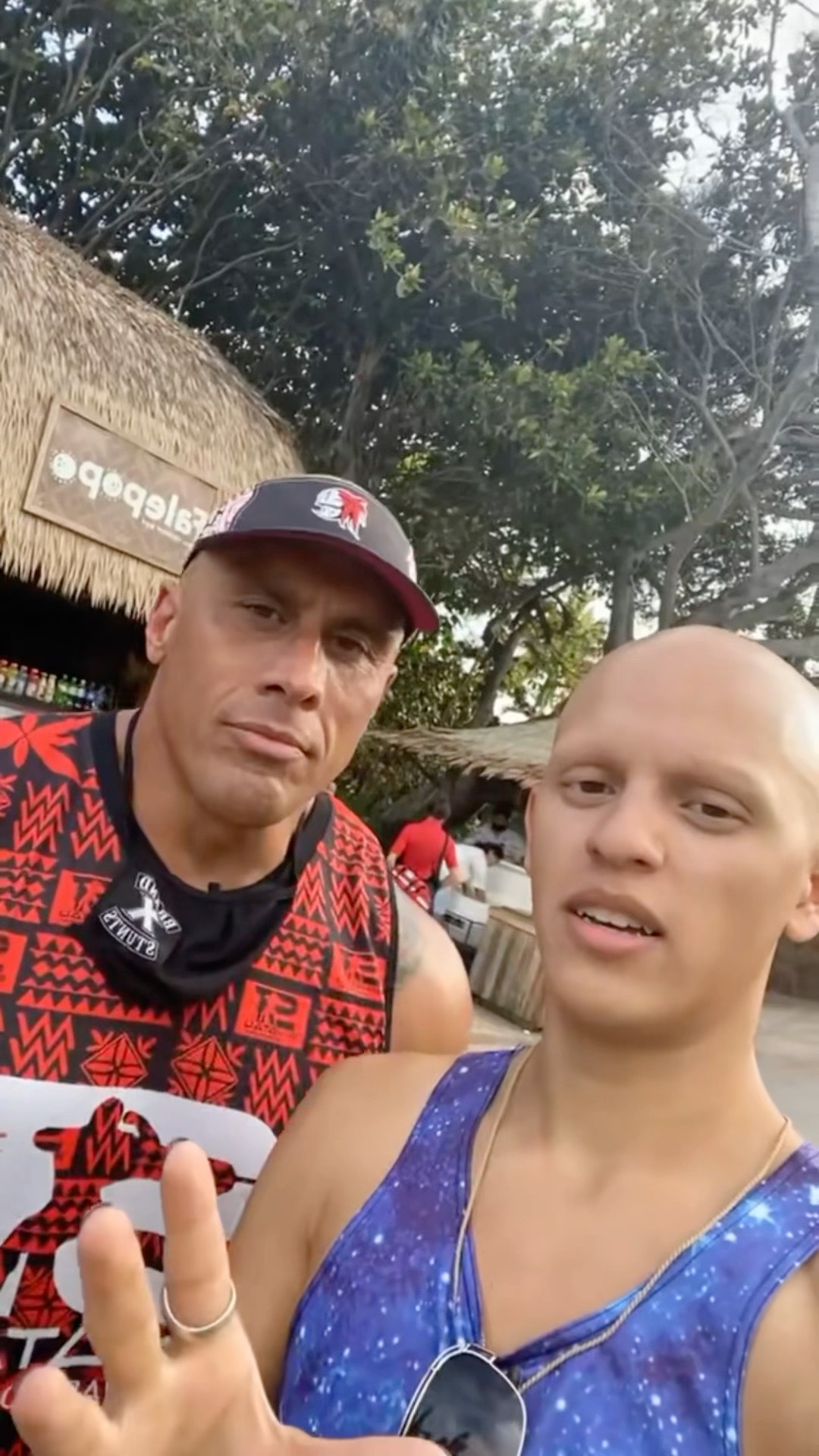Me \u0026 The Rock’s student double Tanoai Reed! #comedy #funny #lol #therock #tanoai #alopecia