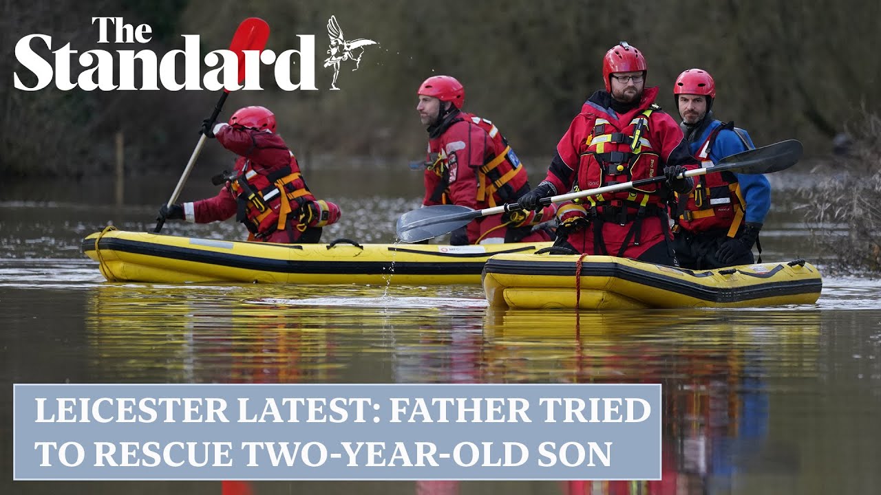 Father tried to rescue two year old son who fell into Leicester river
