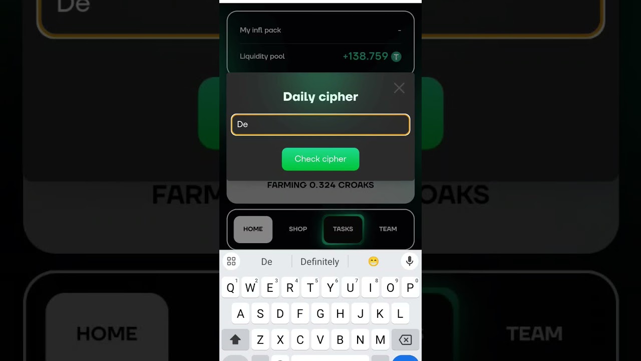 Frog farm daily Cipher Code 13-14 October