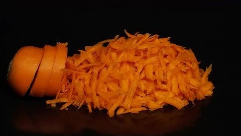 Cutting Carrot Stock Video