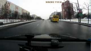 Видеорегистратор Subini HD205 Box: демонстрация. Город Минск