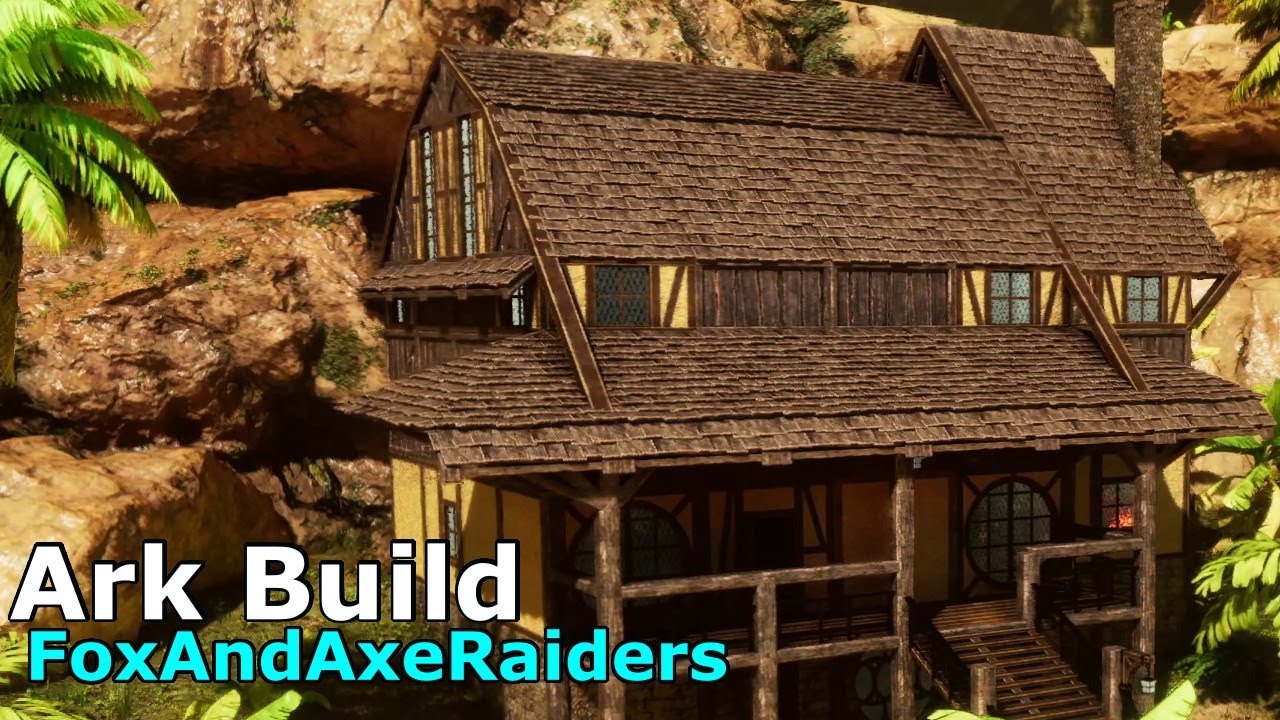 House on Beach - Ark Build - YouTube