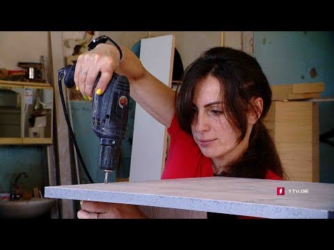 #ახალიკვირა დურგალი ქალი მოტოციკლით