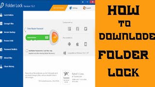 How To Downlode Folder Locker In Window 7/8/10 screenshot 5